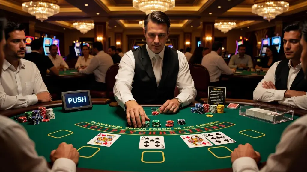Push Meaning in Blackjack: Rules, Payouts, and What Happens During a Tie